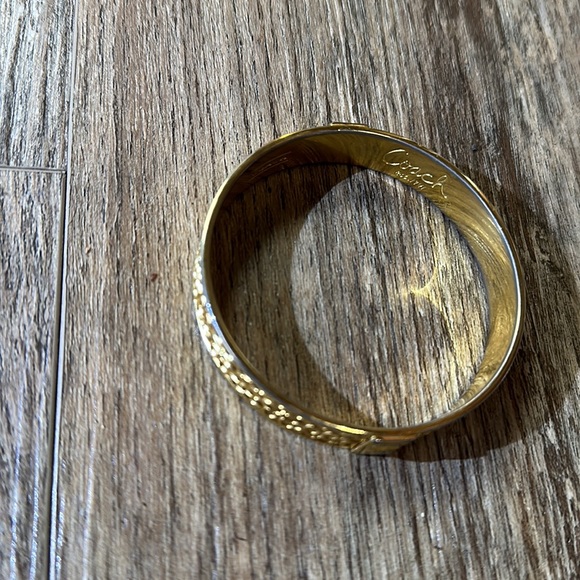 Beautiful Gold Coach Bangle - Picture 2 of 5